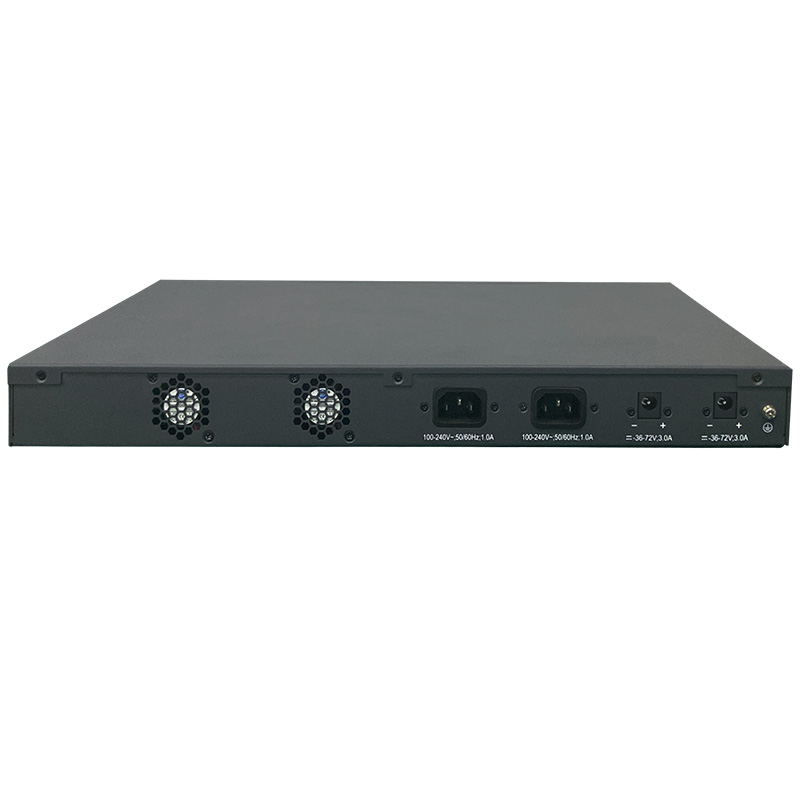 8 *Combo ports and 4*1000M/2.5G/10Gbps SFP+ fiber module slots and 1*Console port